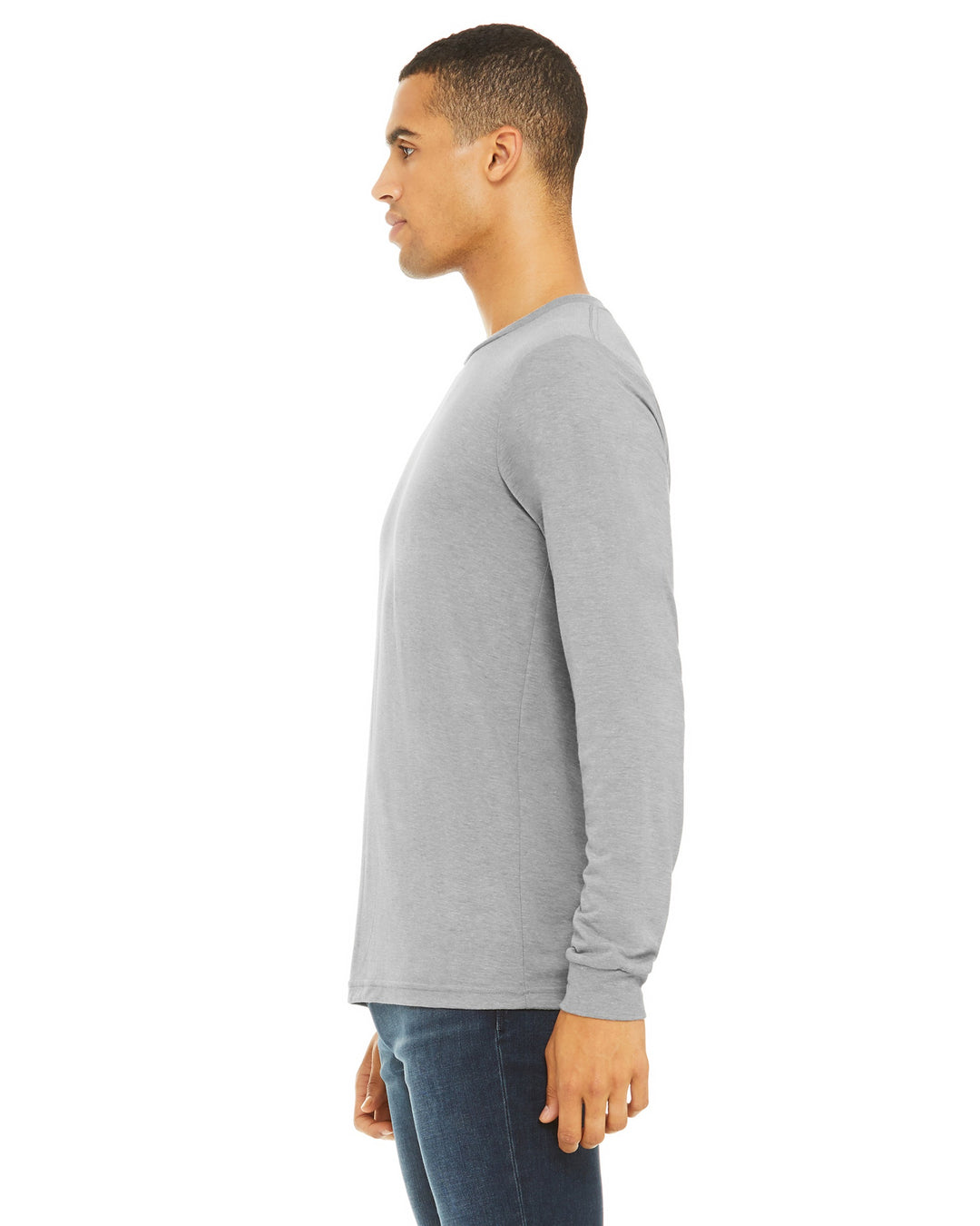 Athletic Grey Triblend - Side 