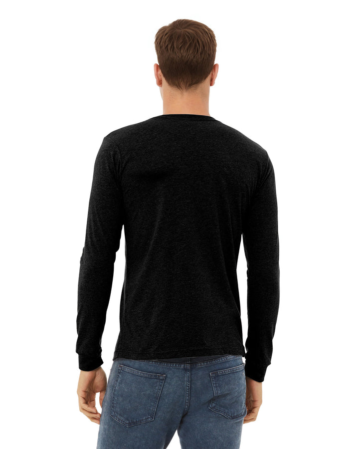 Solid Black Triblend - Back 
