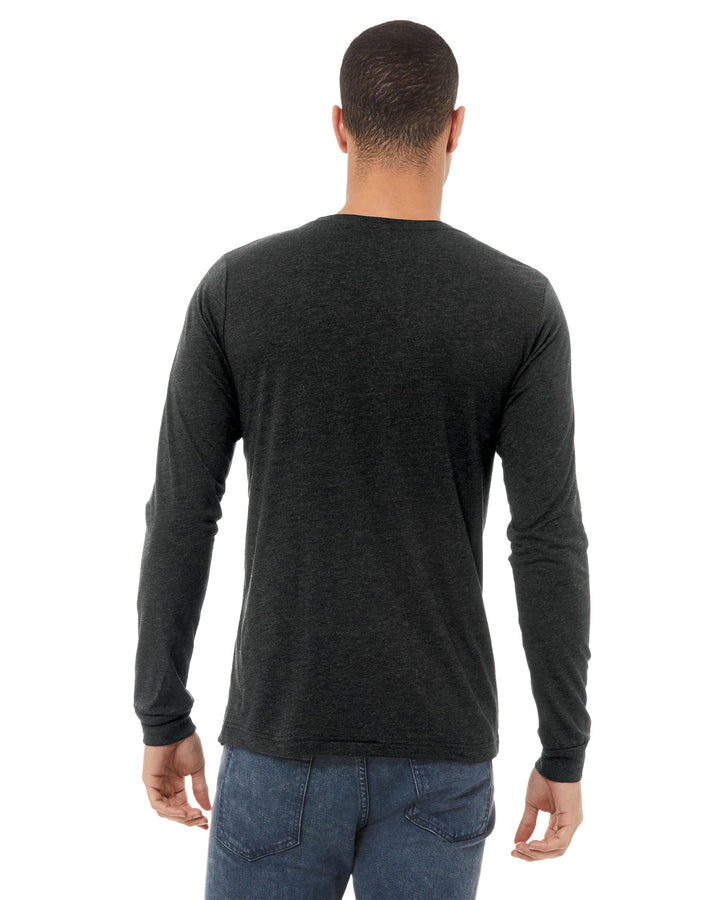 Charcoal Black Triblend - Back 