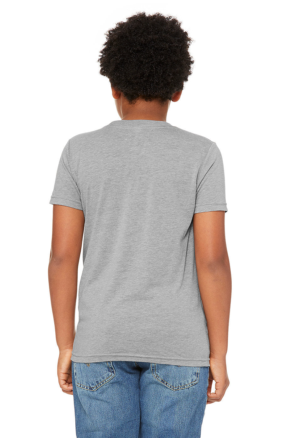 Athletic Grey Triblend - Back 