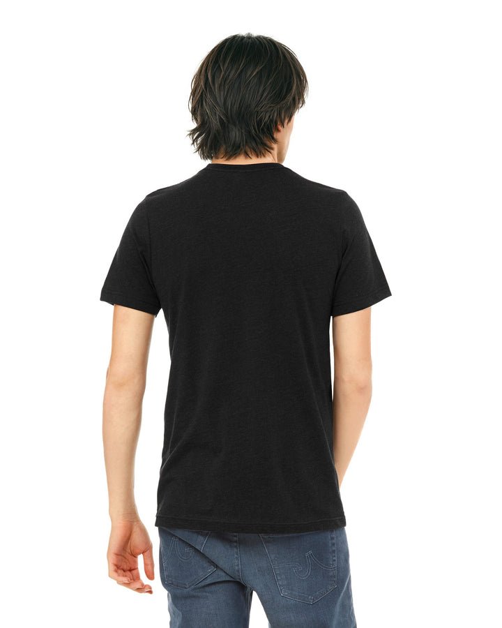 Black Heather Triblend - Back 