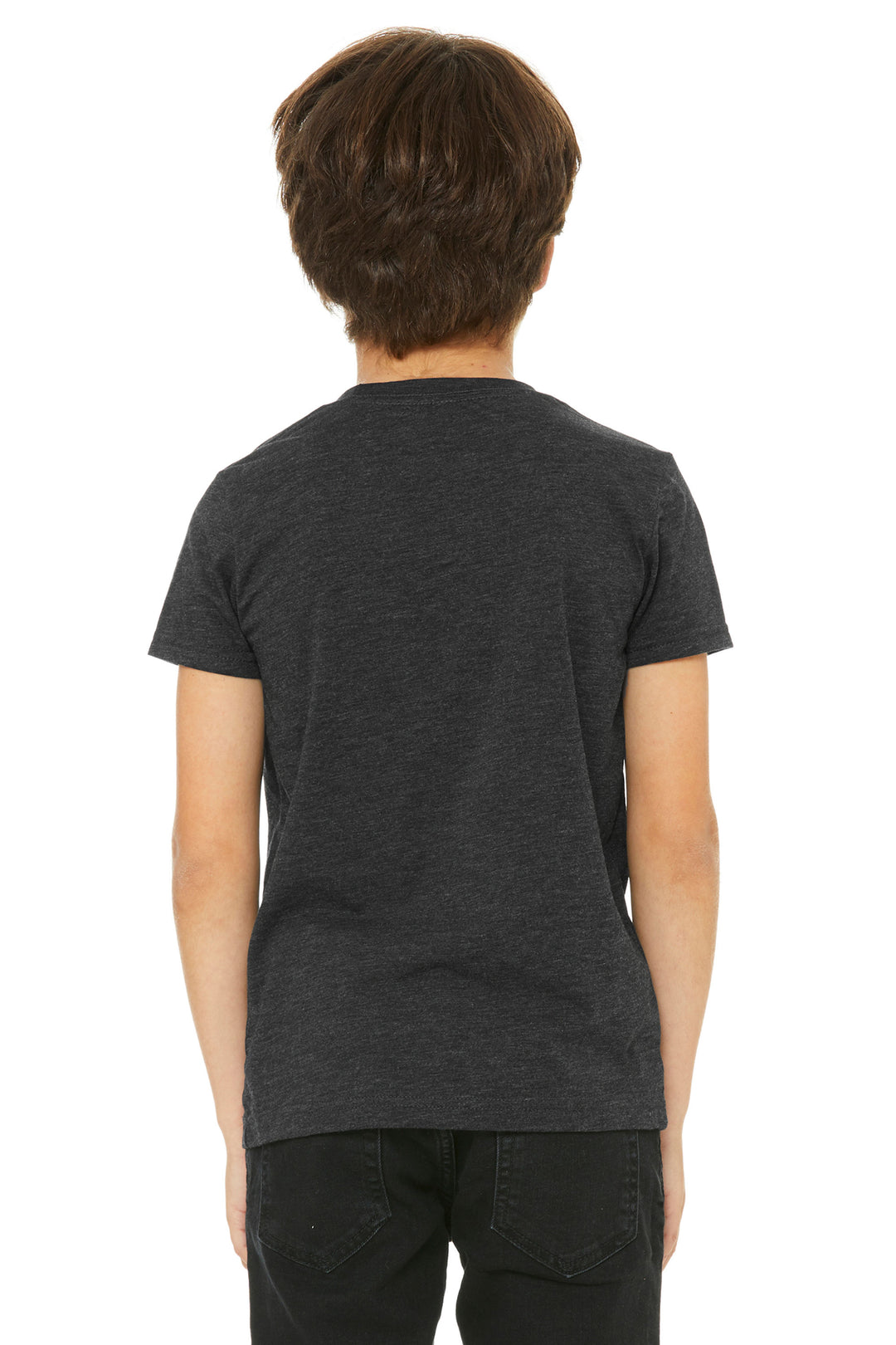 Charcoal Black Triblend - Back 