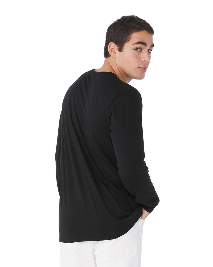 Solid Black Triblend - Back 