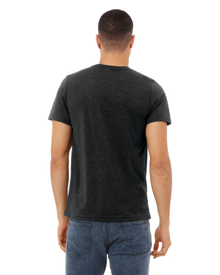 Charcoal Black Triblend - Back 