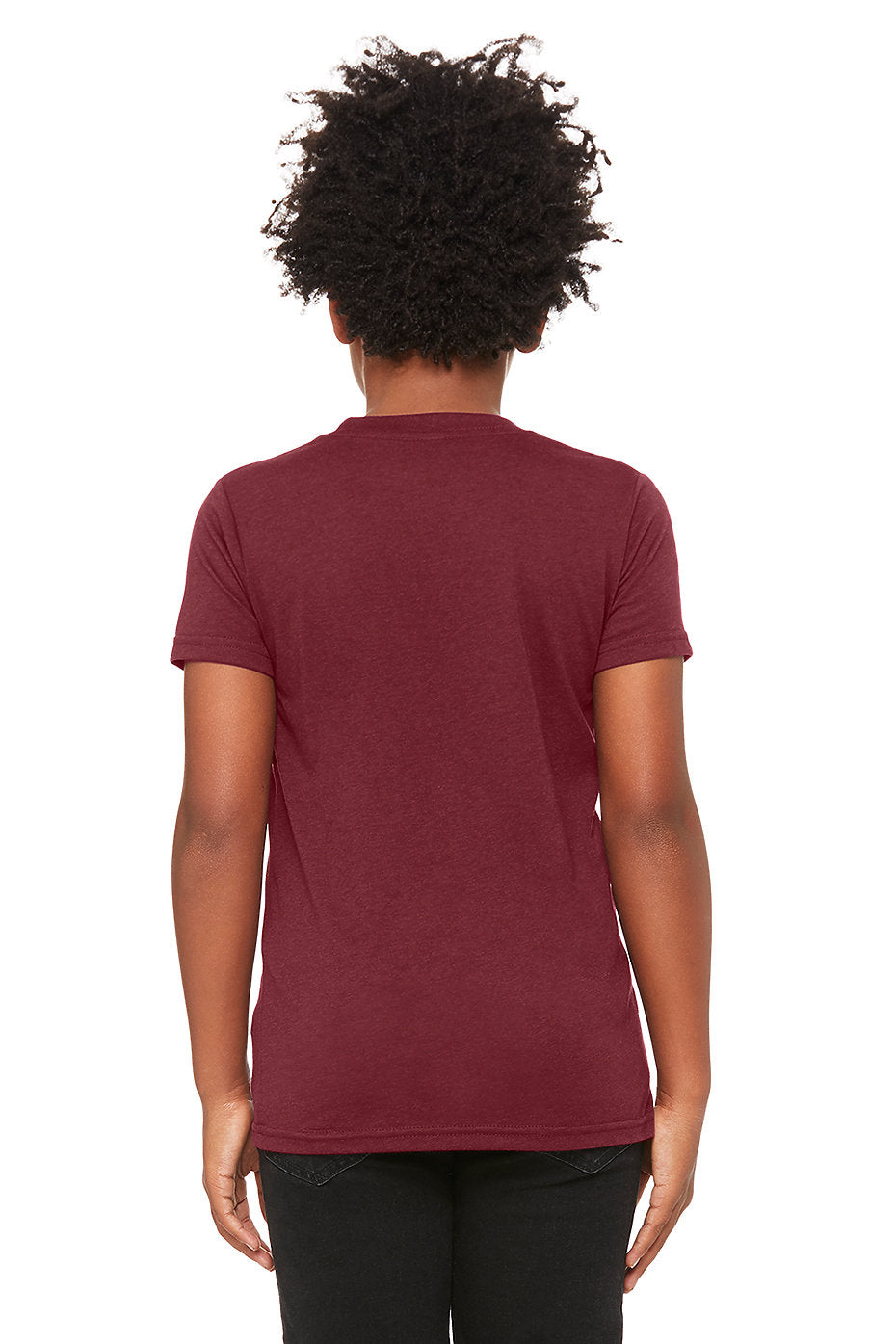 Maroon Triblend - Back 