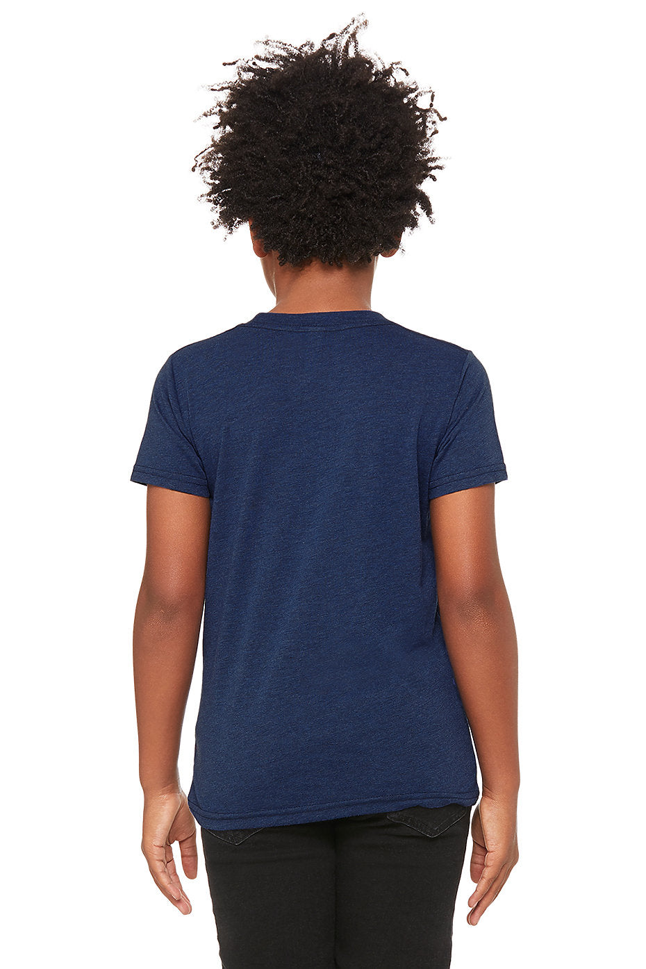 Navy Triblend - Back 