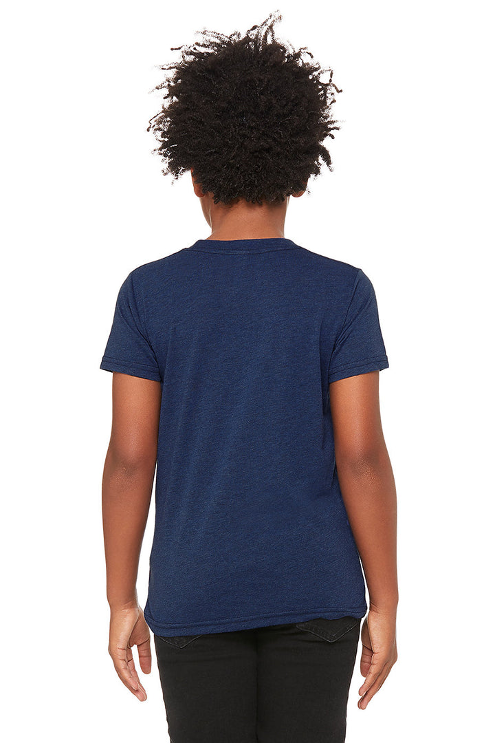 Navy Triblend - Back 