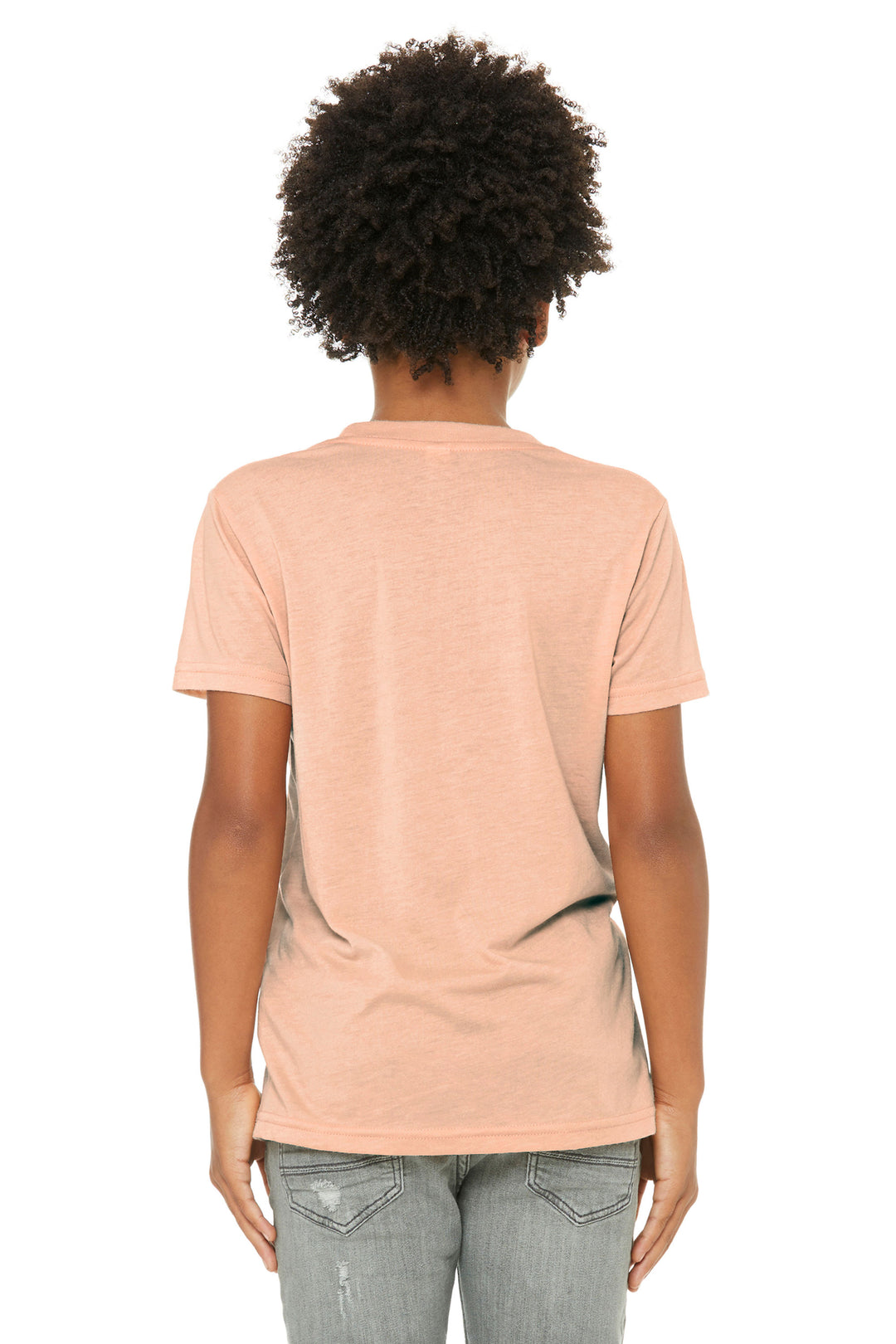 Peach Triblend - Back 