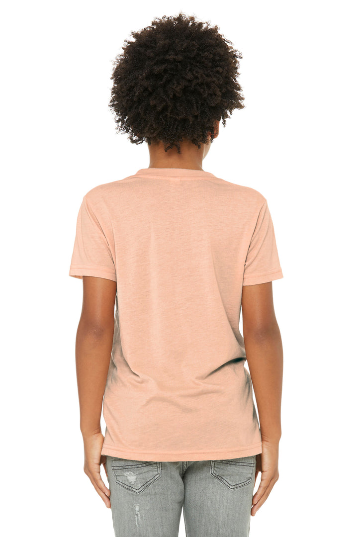 Peach Triblend - Back 