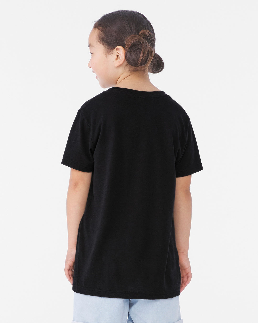 Solid Black Triblend - Back 