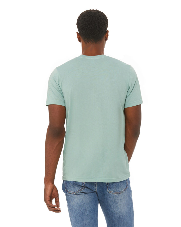 Dusty Blue Triblend - Back 
