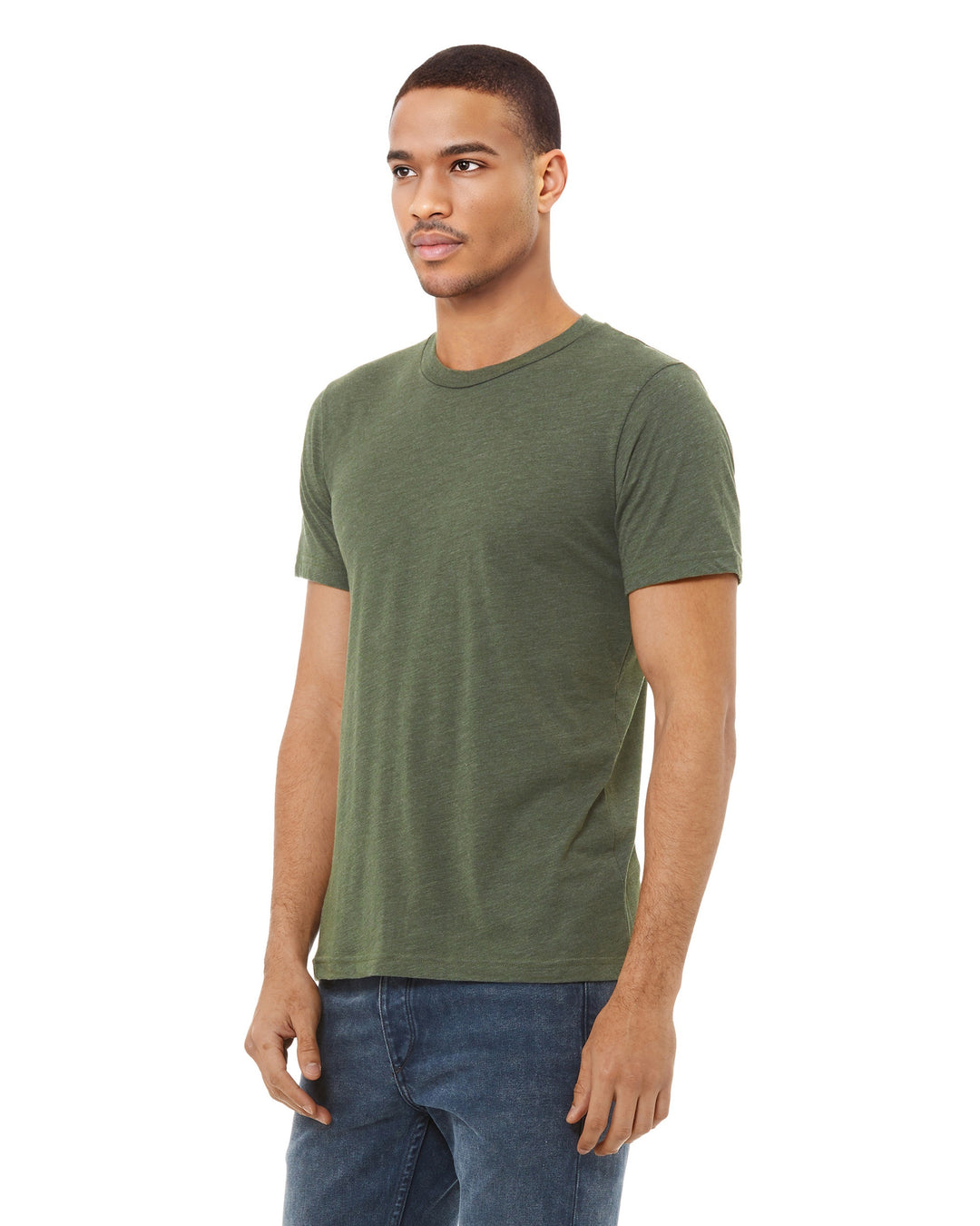 Military Green Triblend - Side 