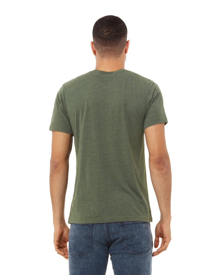 Military Green Triblend - Back 