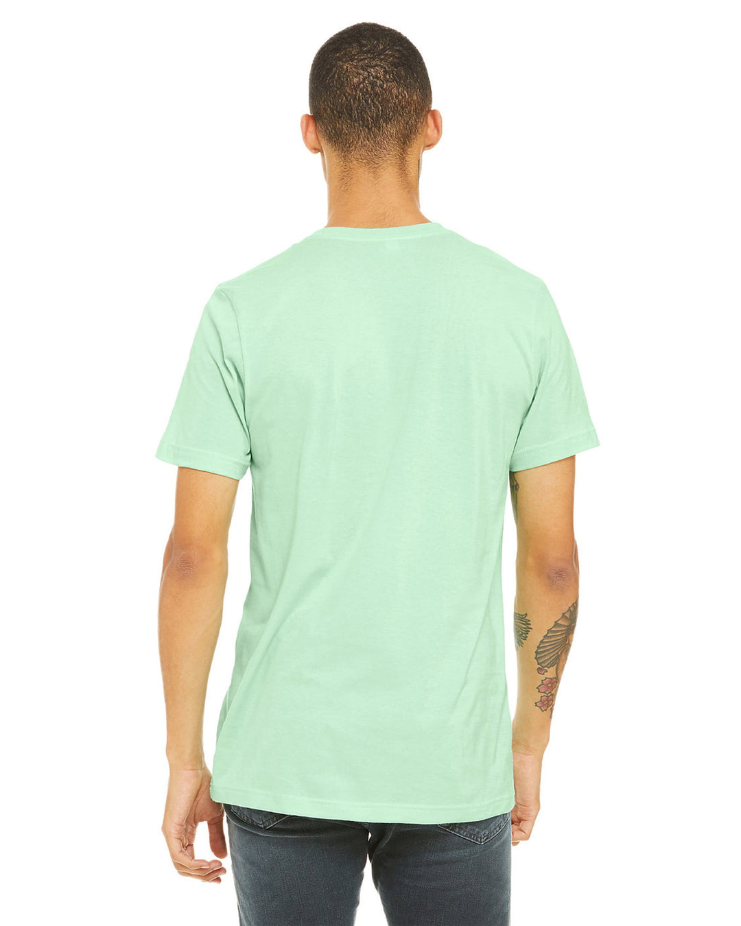 Mint Triblend - Back 