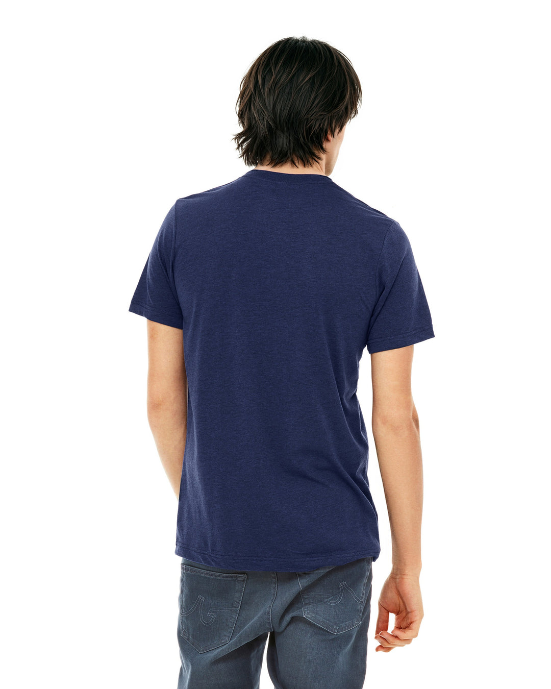 Navy Triblend - Back 