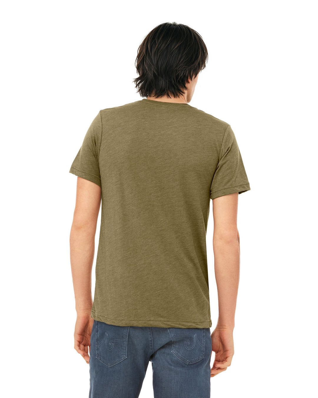 Olive Triblend - Back 