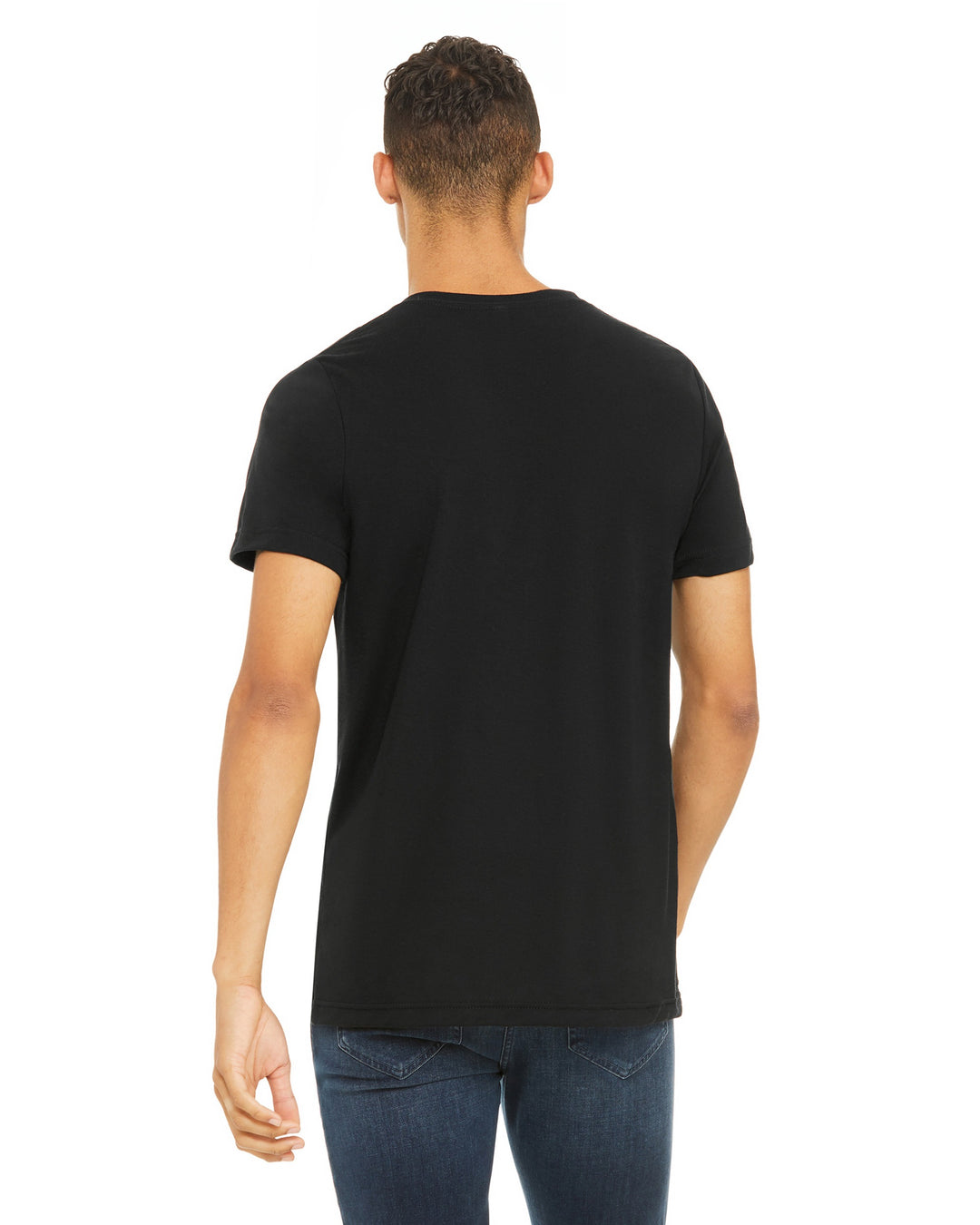 Solid Black Triblend - Back 