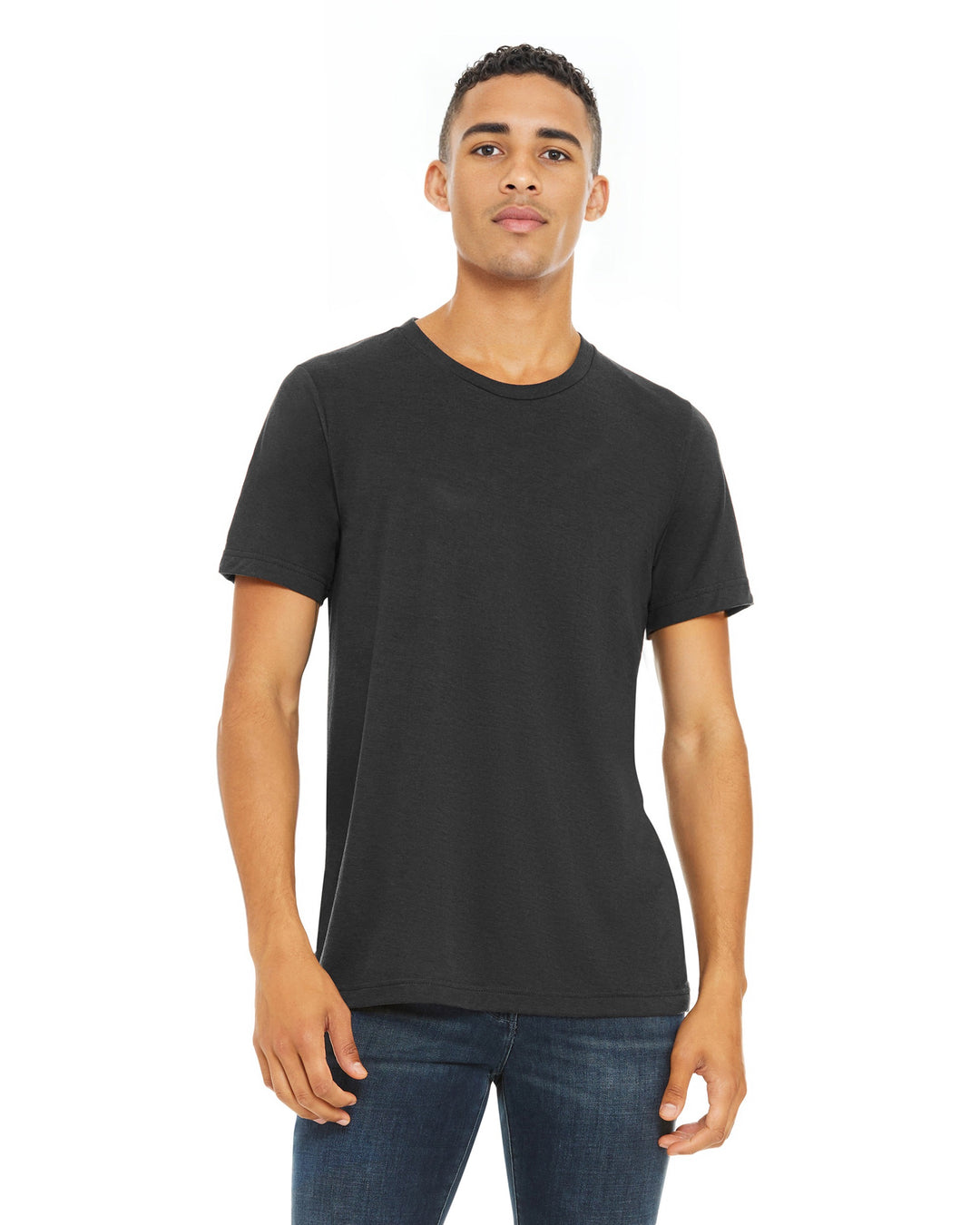 Solid Dark Grey Triblend 
