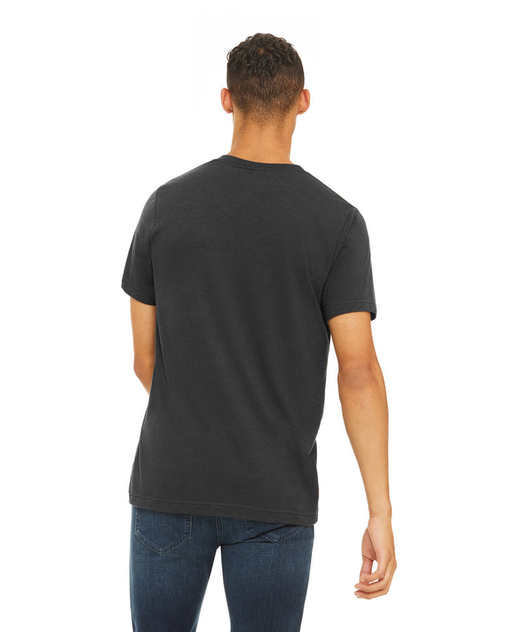 Solid Dark Grey Triblend - Back 