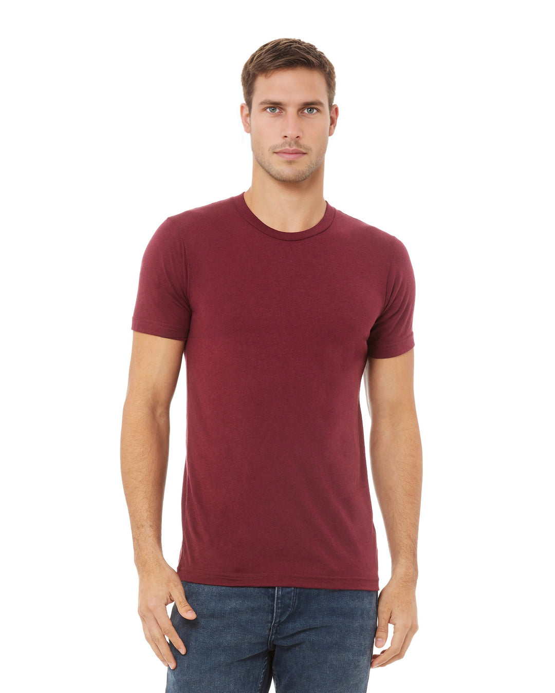 Solid Maroon Triblend 
