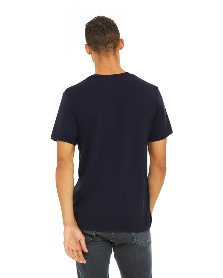 Solid Navy Triblend - Back 