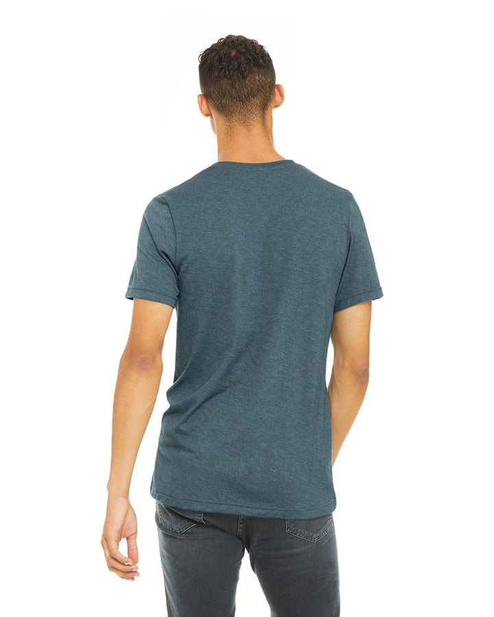 Steel Blue Triblend - Back 