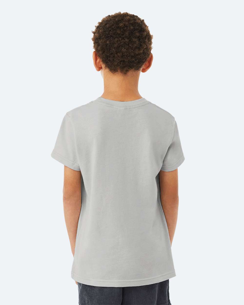 Solid Athletic Grey - Model Back 