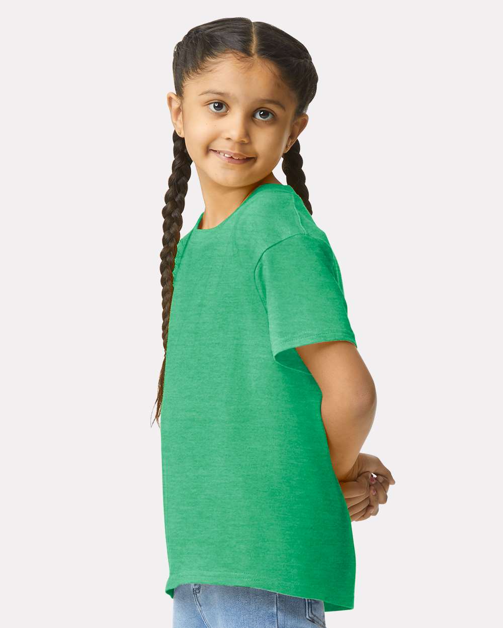 Heather Irish Green - Model Side 