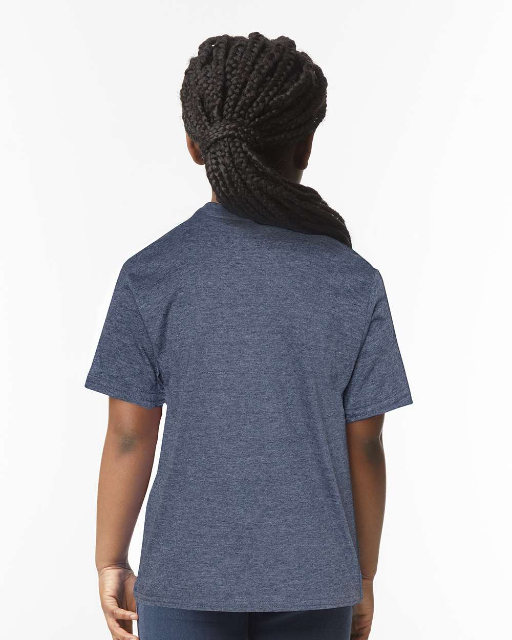 Heather Navy - Model Back 