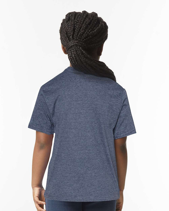 Heather Navy - Model Back 