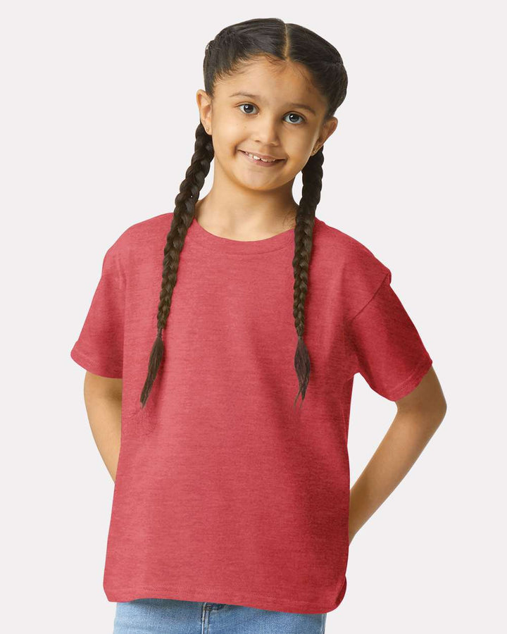 Heather Red - Model Front 