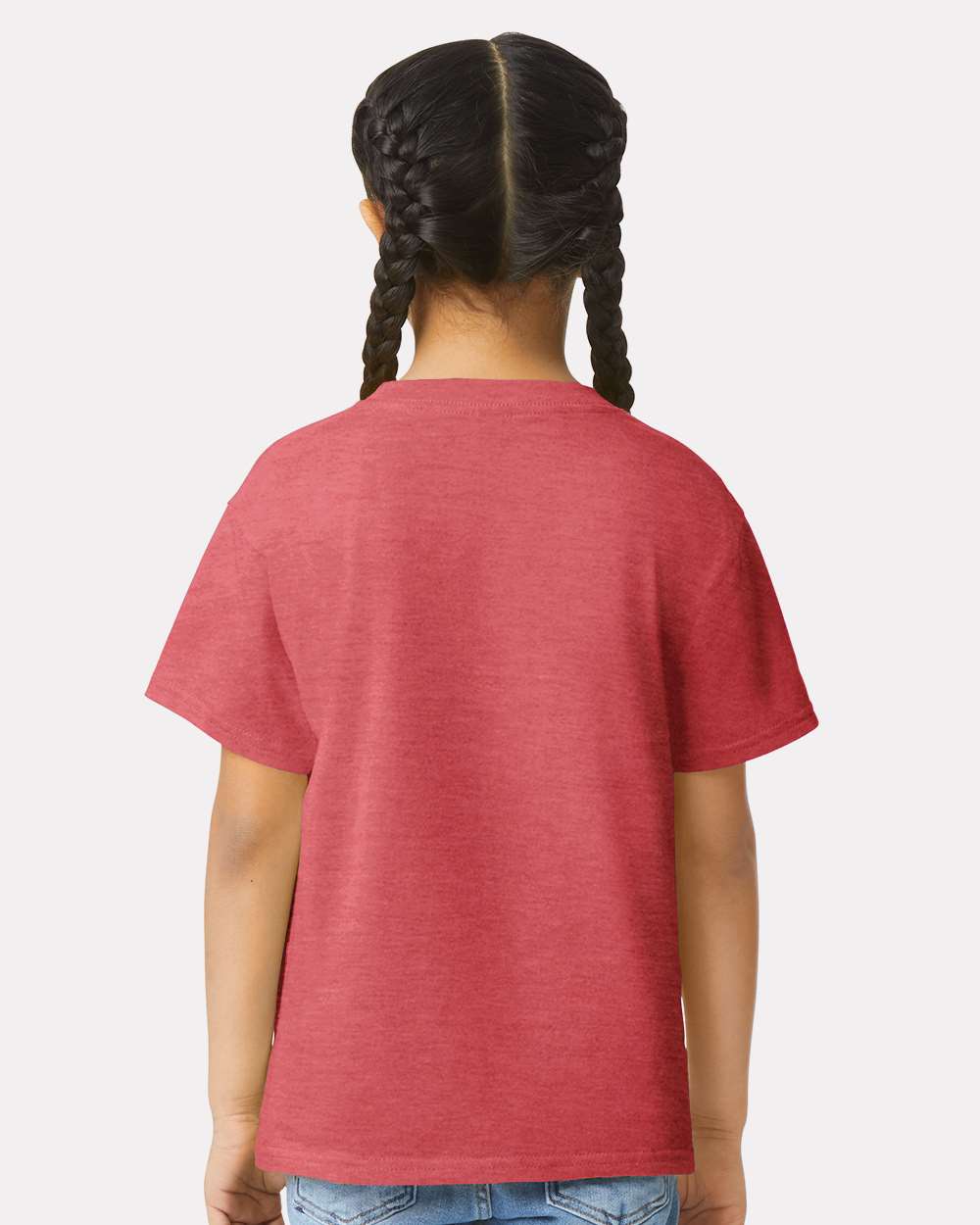 Heather Red - Model Back 