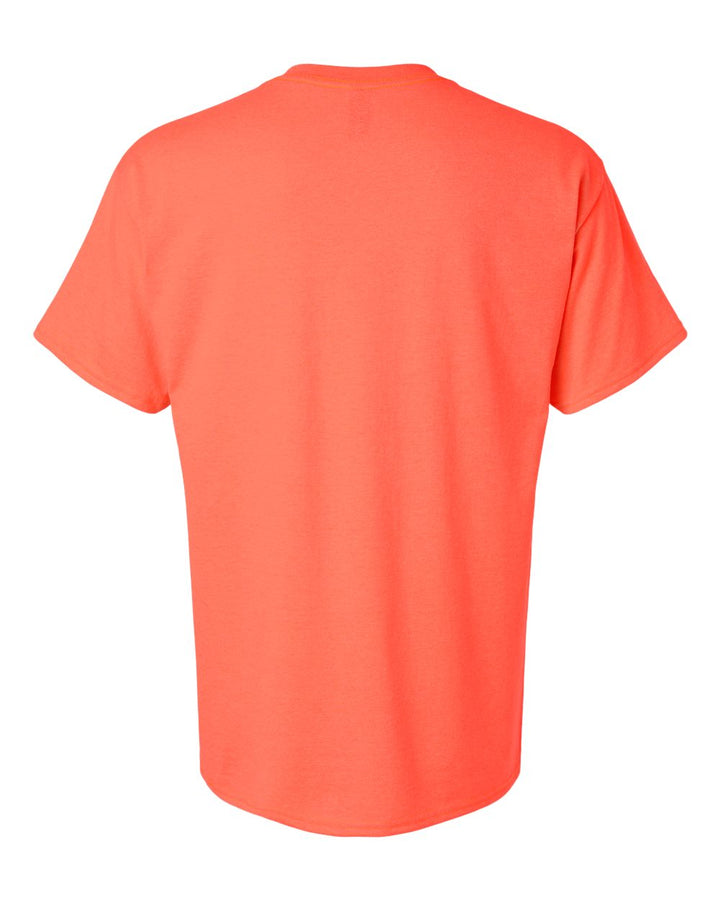 Heather Neon Coral - Back 